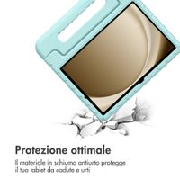 imoshion Cover Posteriore Kidsproof con Maniglia Samsung Galaxy Tab A11 Plus / A9 Plus - Soft Blue