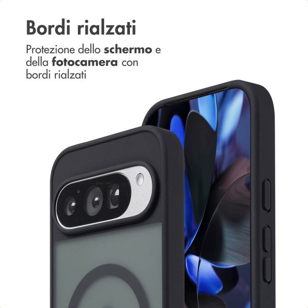 imoshion Cover posteriore Color Guard con MagSafe Google Pixel 9 / 9 Pro / 10 / 10 Pro - Nero