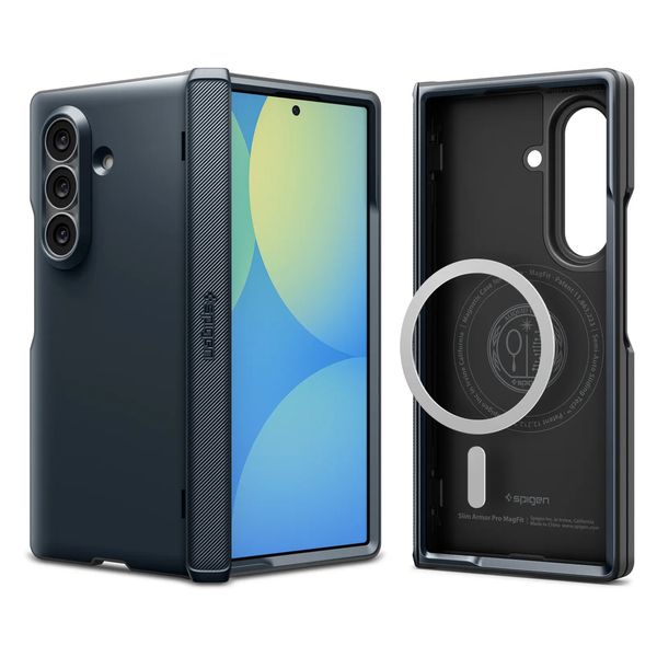 Spigen Cover Slim Armor MagSafe Samsung Galaxy Z Fold 8 Ultra - Metal Slate