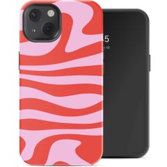 Selencia Cover posteriore Vivid con MagSafe Apple iPhone 13 - Dream Swirl Pink
