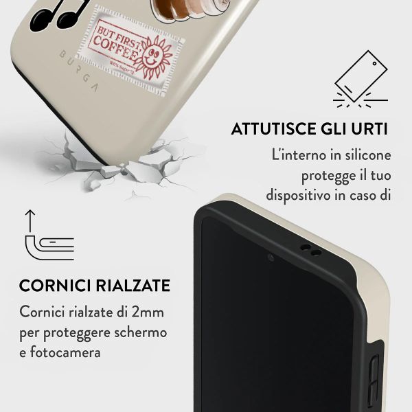 Burga Cover Posteriore Resistente Samsung Galaxy S24 - Oat Milk Please