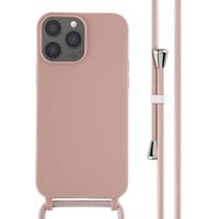 imoshion Cover in Silicone con Cordino Apple iPhone 13 Pro Max - Sand Pink
