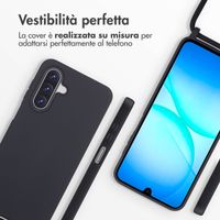 imoshion Cover in Silicone con Cordino Samsung Galaxy A17 (5G) / (4G) - Nero