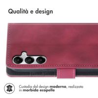 imoshion Cover a libro con Cordino Samsung Galaxy A55 - Rosso