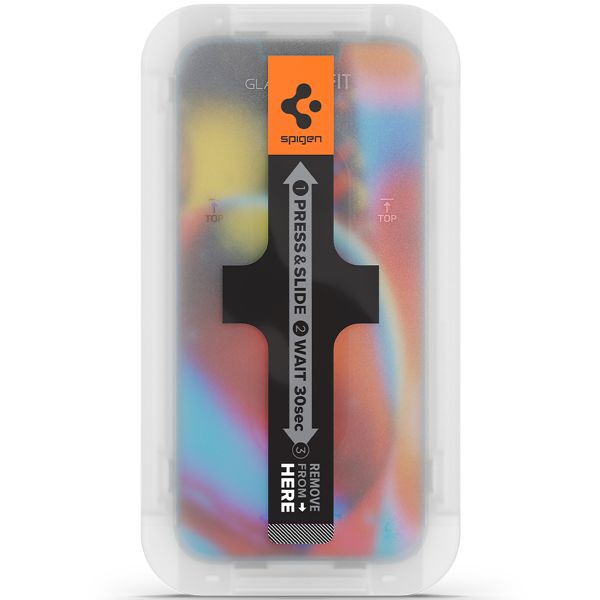 Spigen Vetro temperato GLAStR EZ Fit, confezione da 2 + Applicatore Apple iPhone 13 Pro Max