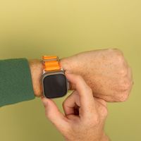 imoshion Cinturino in nylon Alpine Apple Watch | 44/45/46/49 mm - Arancio