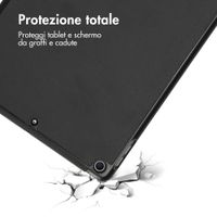 imoshion Cover a libro Trifold Apple iPad 9 (2021) 10.2 pollici / iPad 8 (2020) 10.2 pollici / iPad 7 (2019) 10.2 pollici - Nero