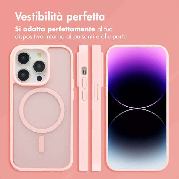 imoshion Cover posteriore Color Guard con MagSafe Apple iPhone 14 Pro - Rosa chiaro