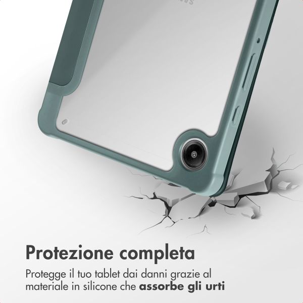 imoshion Cover Origami Samsung Galaxy Tab A9 8.7 pollici - Verde scuro