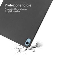 imoshion Cover a libro Trifold Apple iPad 11 (2025) 11 pollici A16 / iPad 10 (2022) 10.9 pollici - Nero