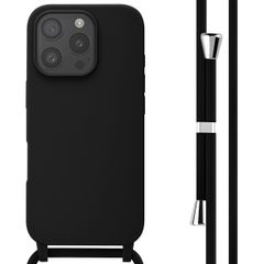 imoshion Cover in Silicone con Cordino Apple iPhone 16 Pro - Nero