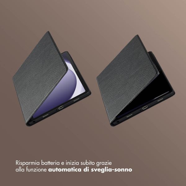 Selencia Cover Riva Samsung Galaxy Tab A9 Plus - Nero