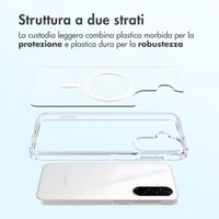Accezz Cover posteriore Xtreme Impact con MagSafe Samsung Galaxy A17 (5G) / (4G) - Trasparente