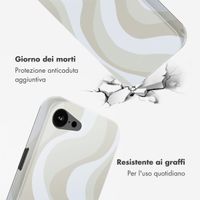 Selencia Cover posteriore Vivid con MagSafe Apple iPhone 17e / 16e - Desert Waves Beige