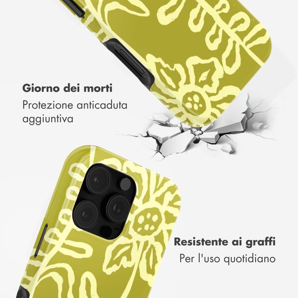 Selencia Cover posteriore Vivid con MagSafe Apple iPhone 16 Pro - Chalky Bloom