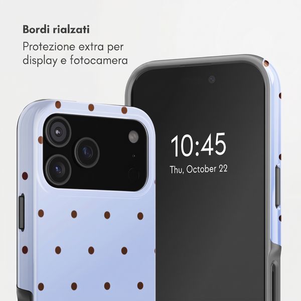 Selencia Cover posteriore Vivid con MagSafe Apple iPhone 17 Pro - Happy Dots Digital Sky