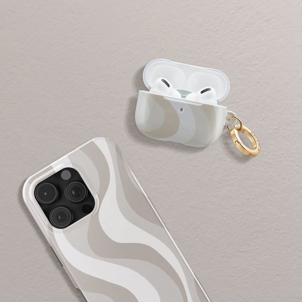 Selencia Cover Vivid  Apple Airpods Pro - Desert Waves Beige