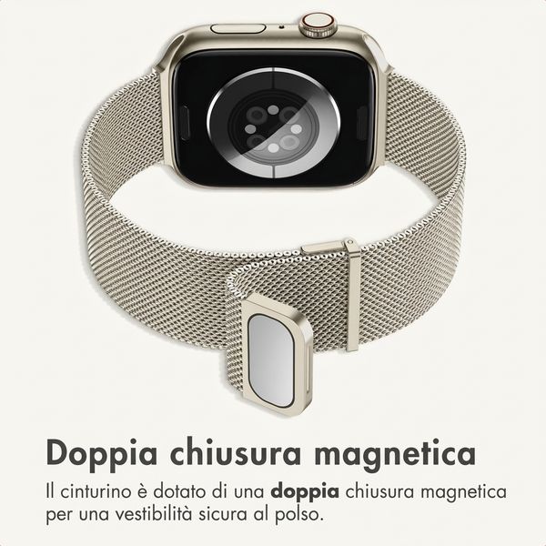 imoshion Cinturino milanese magnetico Apple Watch | 44/45/46/49 mm - Starlight