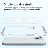 Accezz Cover posteriore Xtreme Impact con MagSafe Apple iPhone 15 - Trasparente