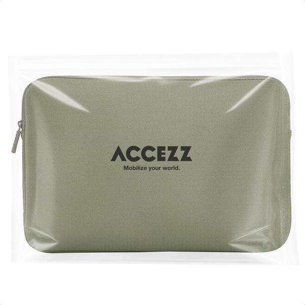 Accezz Cover per laptop 13-14 pollici - Laptopsleeve - Verde