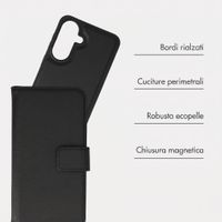 imoshion Cover a libro di lusso 2-in-1 rimovibile Samsung Galaxy A57 (5G) - Nero