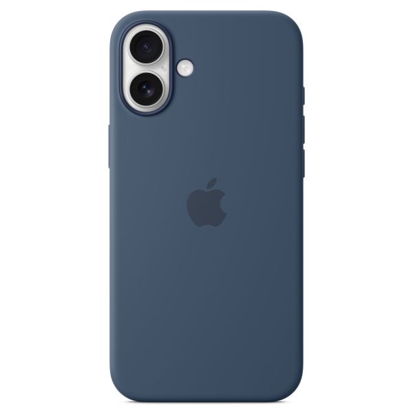 Apple Cover Posteriore in Silicone con MagSafe Apple iPhone 16 Plus - Denim