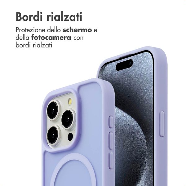 imoshion Cover posteriore Color Guard con MagSafe Apple iPhone 15 Pro - Lilla