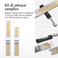 imoshion Cinturino in acciaio Samsung Galaxy Watch 7 40/44 mm - Argento & Oro