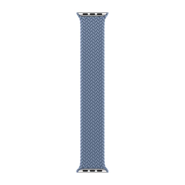 Apple Cinturino Solo intrecciato Apple Watch | 44/45/46/49 mm - Taglia 3 - Slate Blue