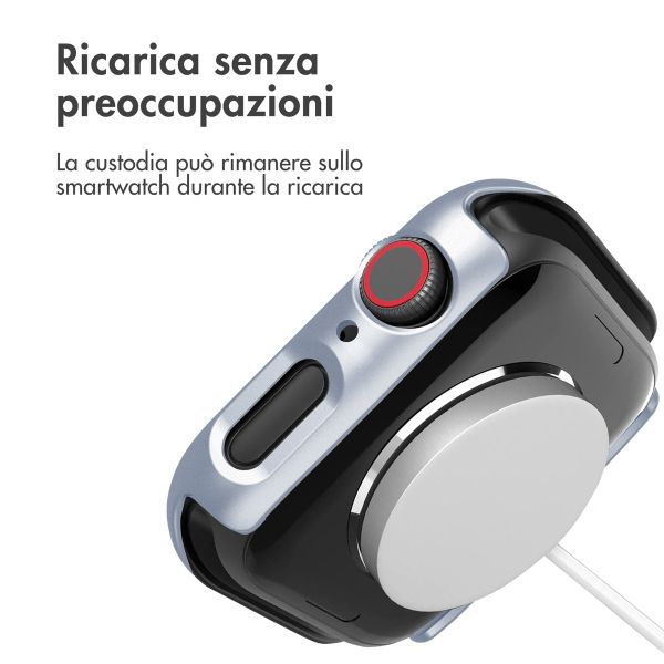 imoshion Cover rigida integrale Apple Watch 7 / 8 / 9 - 45 mm - Argento