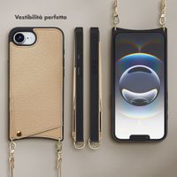 Selencia Cover per telefono Nova con cordino e portacarte Apple iPhone 17e / 16e - Beige