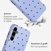 Selencia Cover Posteriore Vivid Samsung Galaxy S24 FE - Happy Dots Digital Sky