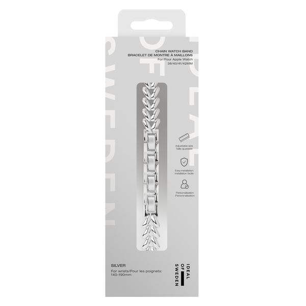 iDeal of Sweden Delicate Chain Watch Band Apple Watch | 38/40/41/42 mm - Argento