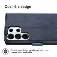 imoshion Cover a libro di Lusso Samsung Galaxy S26 Ultra - Blu scuro
