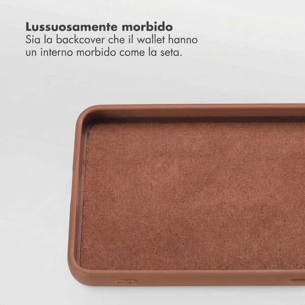 Selencia Libreria rimovibile Olyn con MagSafe Samsung Galaxy S26 - Marrone