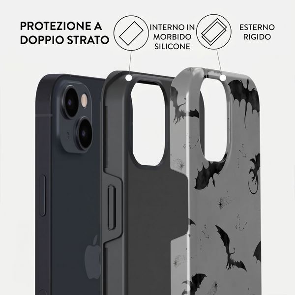 Burga Cover Posteriore Resistente con MagSafe Apple iPhone 15 - Draco