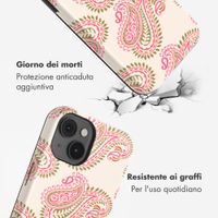 Selencia Cover posteriore Vivid con MagSafe Apple iPhone 14 - Paisley Blush