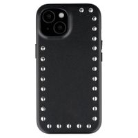 Selencia Cover posteriore Studs con MagSafe Apple iPhone 15 - Velvet Black