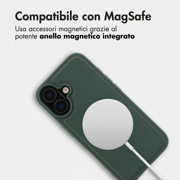 Accezz Backcover Edge con MagSafe Apple iPhone 16 - Verde