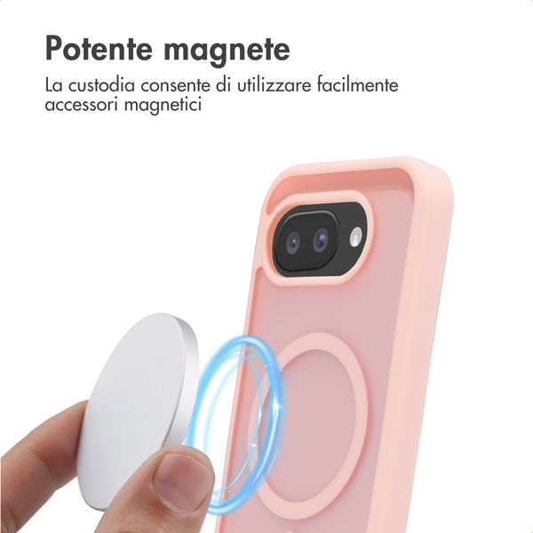 imoshion Cover posteriore Color Guard con MagSafe Google Pixel 10a - Rosa chiaro