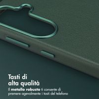 Accezz Cover in Pelle con MagSafe Samsung Galaxy S26 Plus - Cedar Green