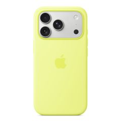 Apple Cover in silicone con MagSafe Apple iPhone 17 Pro - Neon Yellow