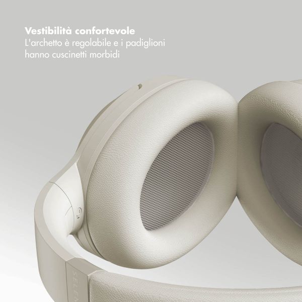 Selencia Cuffie wireless Urban Play - Cancellazione attiva del rumore (ANC) - Con cover - Melody Mist