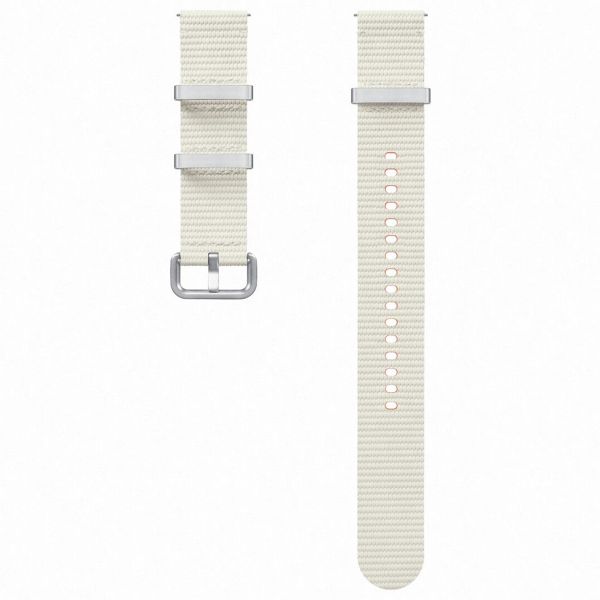Samsung Cinturino Athleisure originale Samsung Galaxy Watch 4 / 5 / 6 / 7 / FE (20 mm) - Taglia S/M - Cream