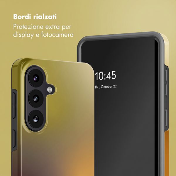 Selencia Cover posteriore Vivid con MagSafe Samsung Galaxy S26 FE - Gradient Olive Dust