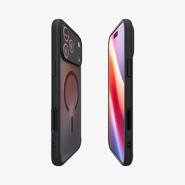 Spigen Cover Posteriore Ultra Ibrida con MagSafe Apple iPhone 17 Pro Max - Frost Black