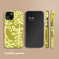 Selencia Cover posteriore Vivid con MagSafe Apple iPhone 14 - Chalky Bloom