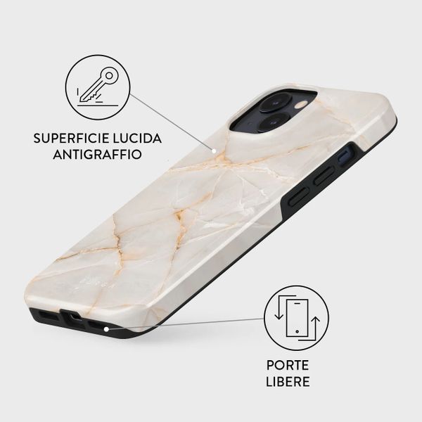 Burga Cover Posteriore Resistente Apple iPhone 14 - Vanilla Sand