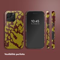 Selencia Cover posteriore Vivid con MagSafe Apple iPhone 16 Pro - Moo'd Olive Dust