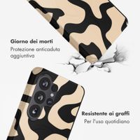Selencia Cover Posteriore Vivid Samsung Galaxy S26 Ultra - Art Wave Black